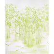 Schumacher Kanji Panel Set Green Wallpaper