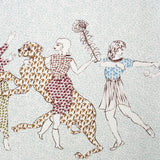 Schumacher The Golden Age Panel Set Cyan Multi Wallpaper