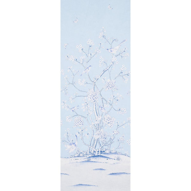 Schumacher Chinois Palais Panel Sky Wallpaper