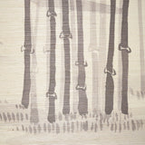 Schumacher Kanji Sisal Panel Set Ink Wallpaper