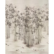 Schumacher Kanji Sisal Panel Set Ink Wallpaper