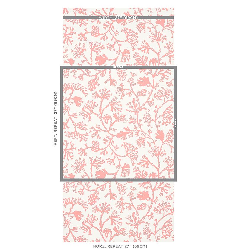 Schumacher Anthoza Coral Wallpaper