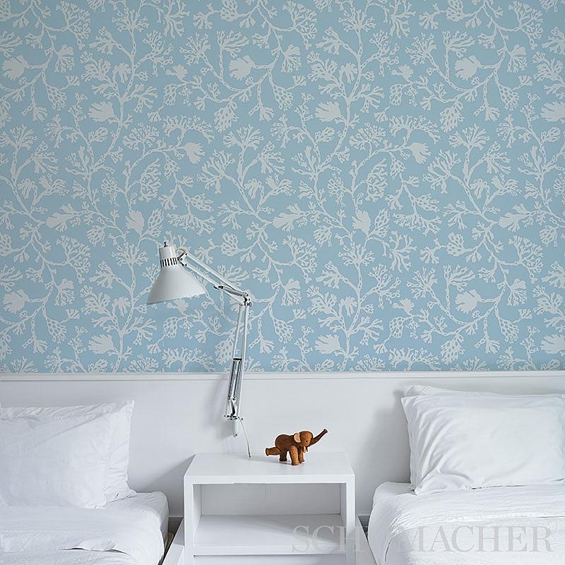 Schumacher Anthoza Coral Wallpaper