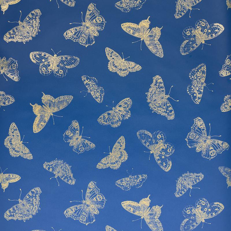 Schumacher Burnell Butterfly Blue Wallpaper – DecoratorsBest