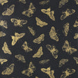 Schumacher Burnell Butterfly Black Wallpaper