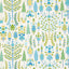 Schumacher Desna Peacock Wallpaper