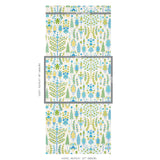 Schumacher Desna Peacock Wallpaper