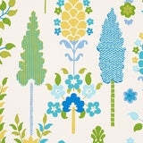 Schumacher Desna Peacock Wallpaper