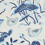 Schumacher Lotus Garden Porcelain Wallpaper