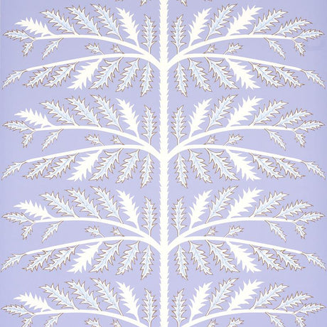 Schumacher Thistle Lavender Wallpaper