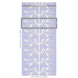 Schumacher Thistle Lavender Wallpaper