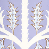 Schumacher Thistle Lavender Wallpaper