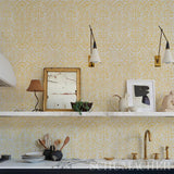 Schumacher Tiana Natural Wallpaper