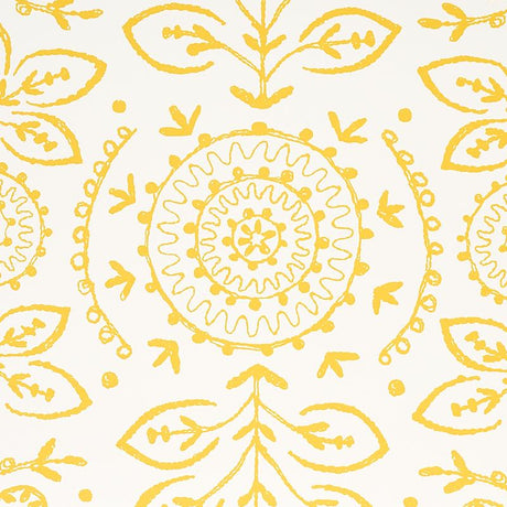 Schumacher Tiana Yellow Wallpaper