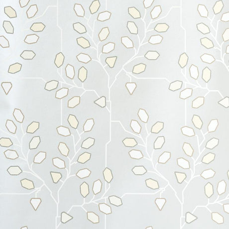 Schumacher Tumble Weed Silver White Wallpaper