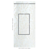 Schumacher Tumble Weed Silver White Wallpaper