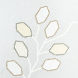 Schumacher Tumble Weed Silver White Wallpaper