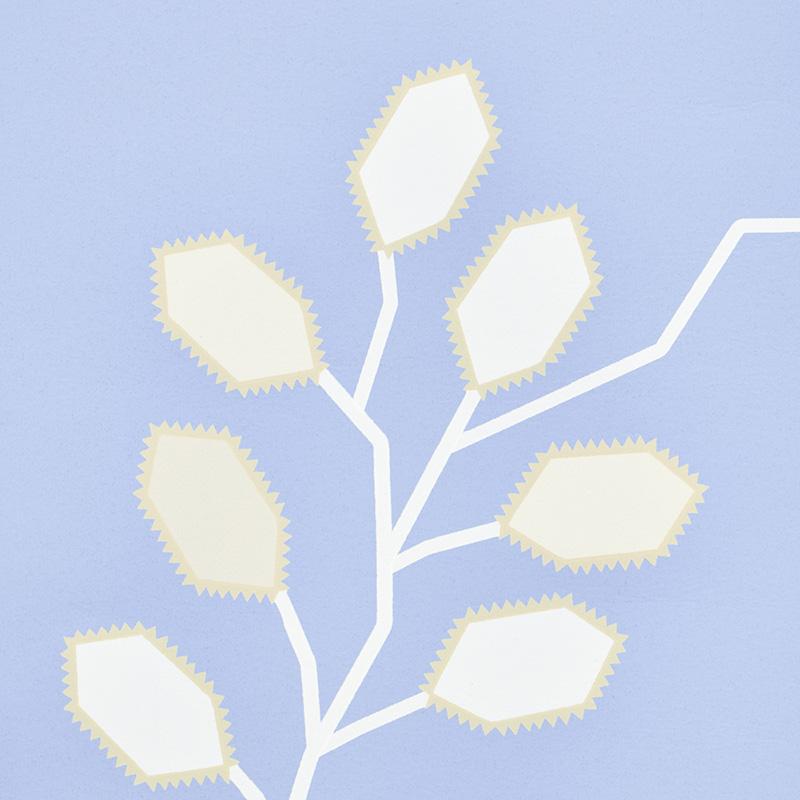 Schumacher Tumble Weed Bluebell Wallpaper