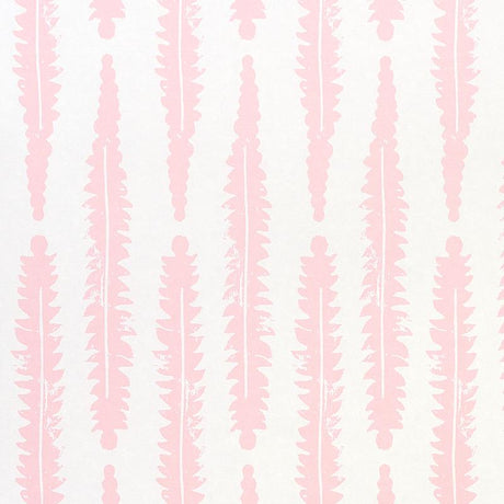 Schumacher Fern Pink Wallpaper