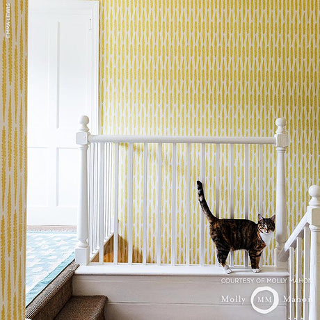 Schumacher Fern Pink Wallpaper