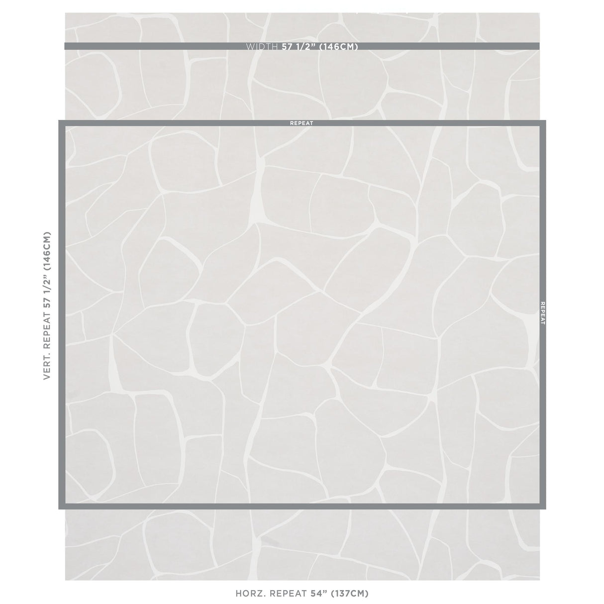 Schumacher Filigree Stone Wallpaper