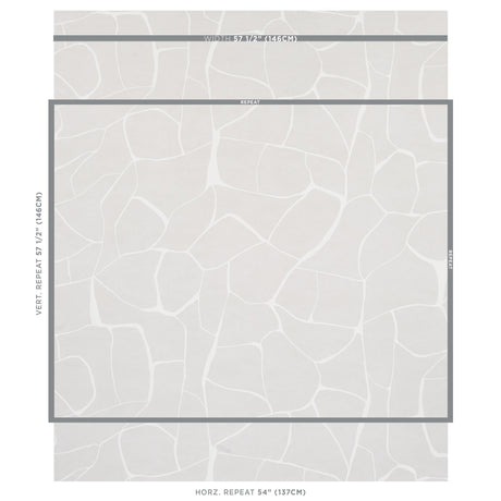 Schumacher Filigree Stone Wallpaper