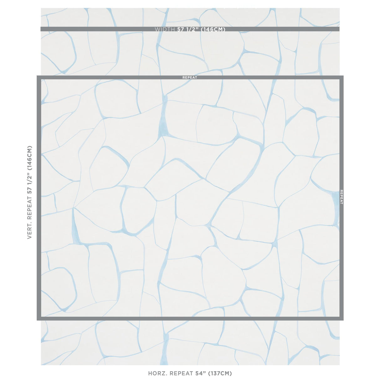 Schumacher Filigree Sky Wallpaper