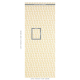 Schumacher Lani Gold Wallpaper