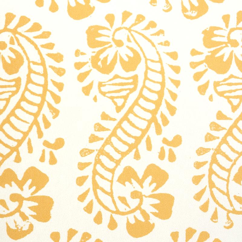 Schumacher Lani Gold Wallpaper