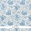 Schumacher Pomegranate Botanical Blue Wallpaper