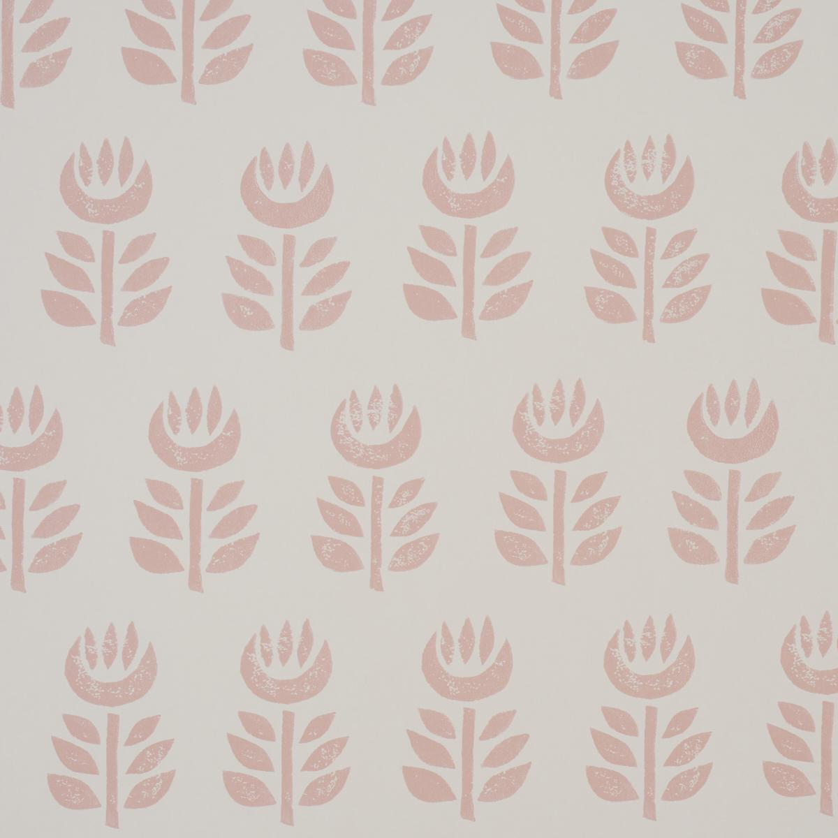 Schumacher Rosenborg Pink Wallpaper