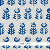 Schumacher Rosenborg Navy Wallpaper