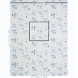 Schumacher Toile De Femmes Indigo Wallpaper