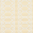 Schumacher Ziz Embroidered Sisal Neutral Wallpaper