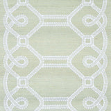 Schumacher Ziz Embroidered Sisal Mineral Wallpaper