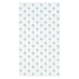 Schumacher Dahlia Hand Blocked Print Blue Wallpaper