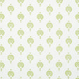 Schumacher Dahlia Hand Blocked Print Leaf Wallpaper