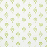 Schumacher Dahlia Hand Blocked Print Leaf Wallpaper