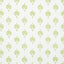 Schumacher Dahlia Hand Blocked Print Leaf Wallpaper