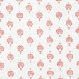 Schumacher Dahlia Hand Blocked Print Red Wallpaper