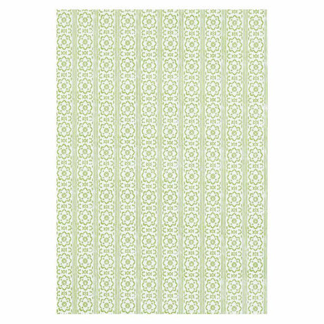 Schumacher Sunda Hand Blocked Print Leaf Wallpaper