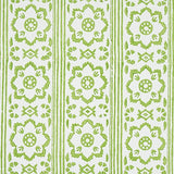 Schumacher Sunda Hand Blocked Print Leaf Wallpaper