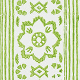 Schumacher Sunda Hand Blocked Print Leaf Wallpaper