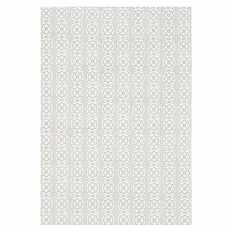 Schumacher Sunda Hand Blocked Print Grey Wallpaper