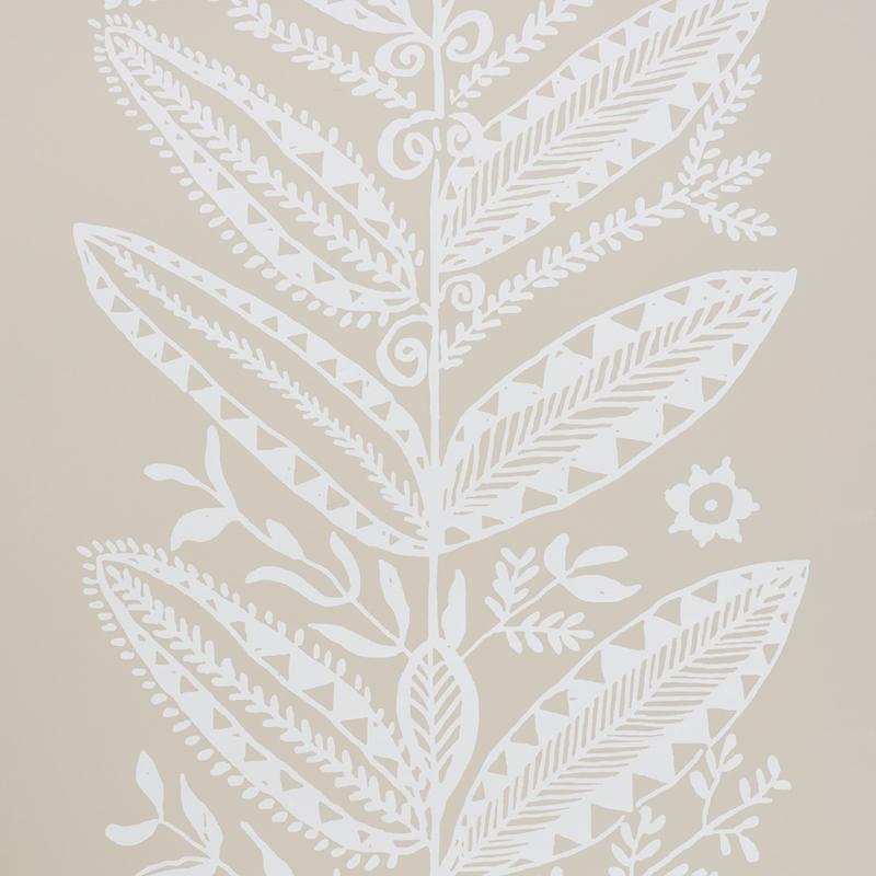 Schumacher Eland Natural Wallpaper