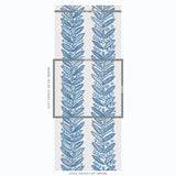 Schumacher Eland Blue Wallpaper