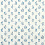 Schumacher Aditi Blue Wallpaper