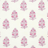 Schumacher Aditi Pink Wallpaper