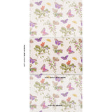 Schumacher Baudin Butterfly Purple Wallpaper