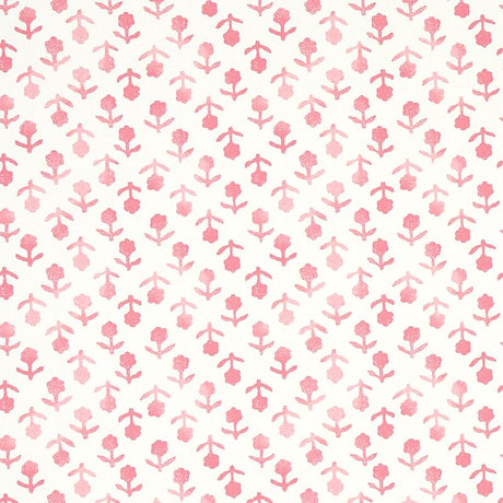 Schumacher Beatriz Pink Wallpaper